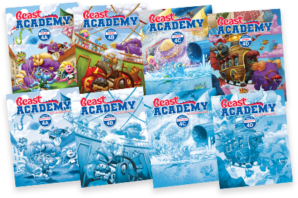 Beast Academy Level 4 books